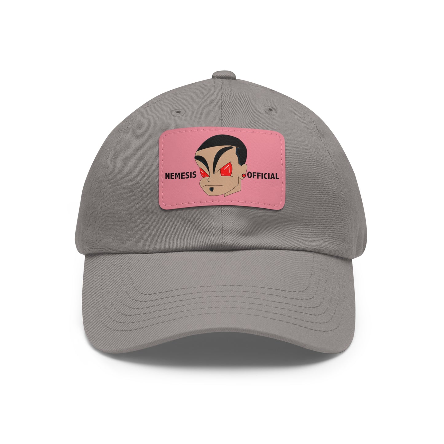 NEMESIS LOGO Dad Hat with Leather Patch (Rectangle)