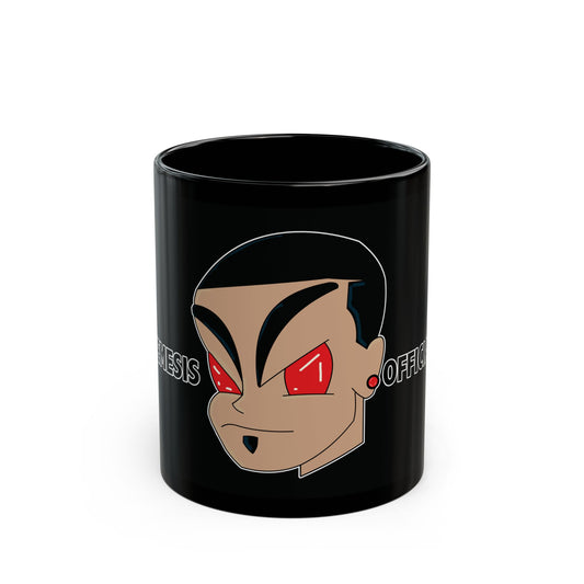 NEMESIS LOGO Black Mug (11oz, 15oz)