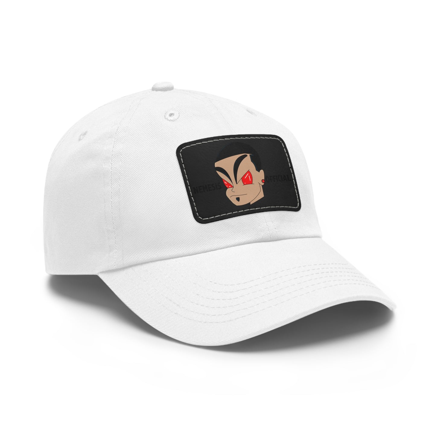 NEMESIS LOGO Dad Hat with Leather Patch (Rectangle)