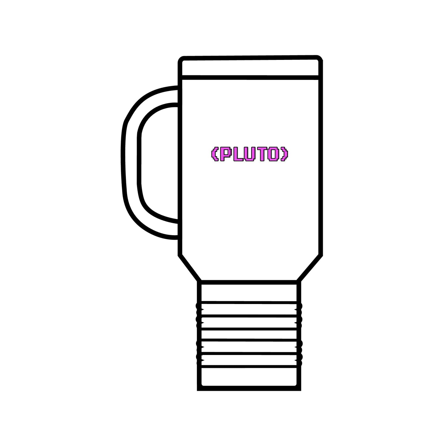 (PLUTO) Insulated Travel Mug, 40oz