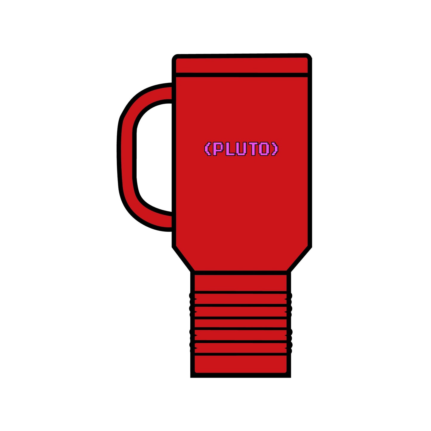 (PLUTO) Insulated Travel Mug, 40oz