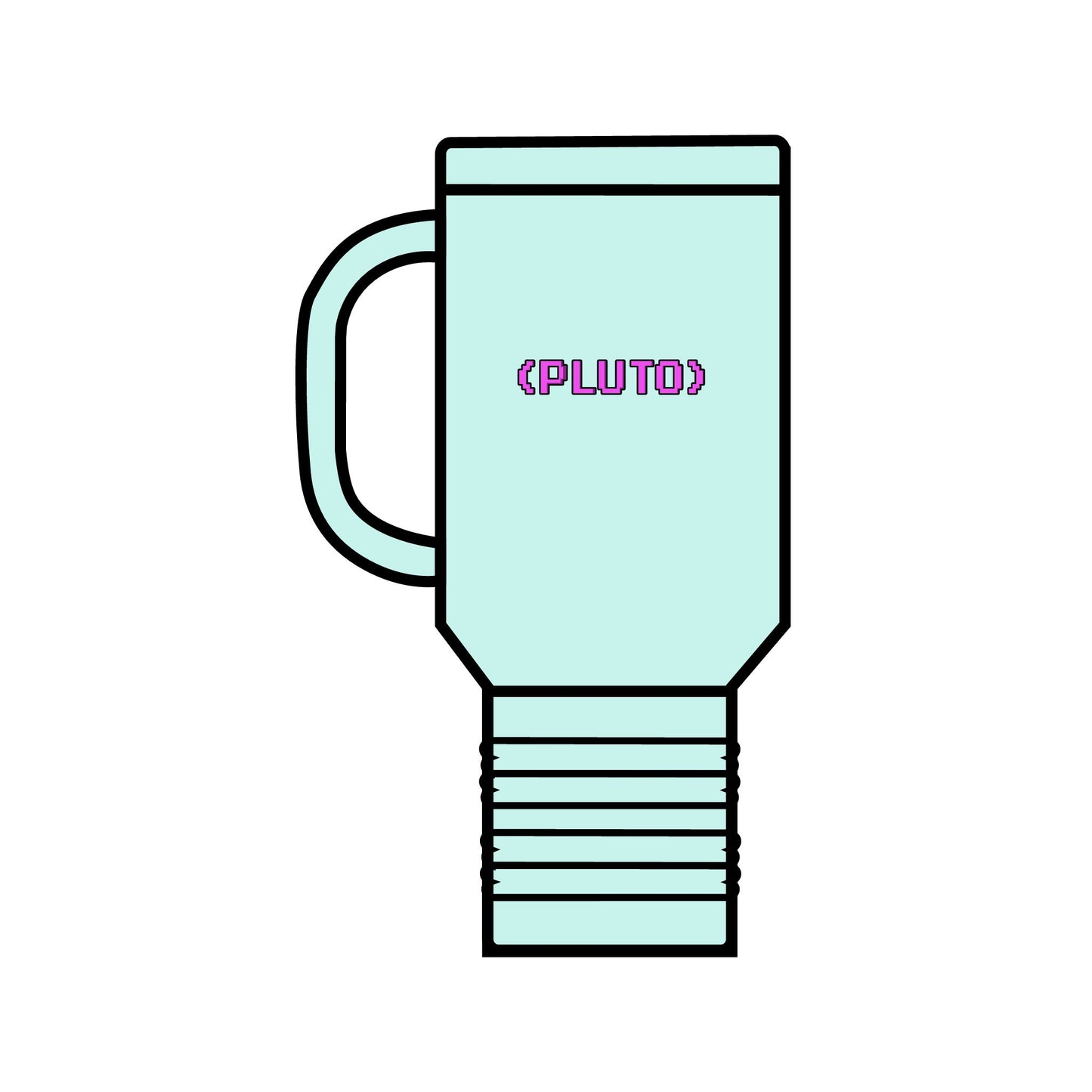 (PLUTO) Insulated Travel Mug, 40oz