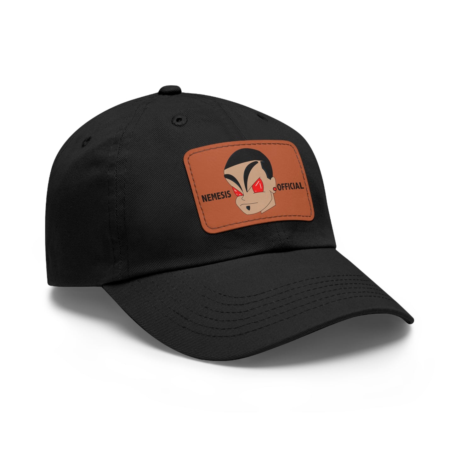 NEMESIS LOGO Dad Hat with Leather Patch (Rectangle)