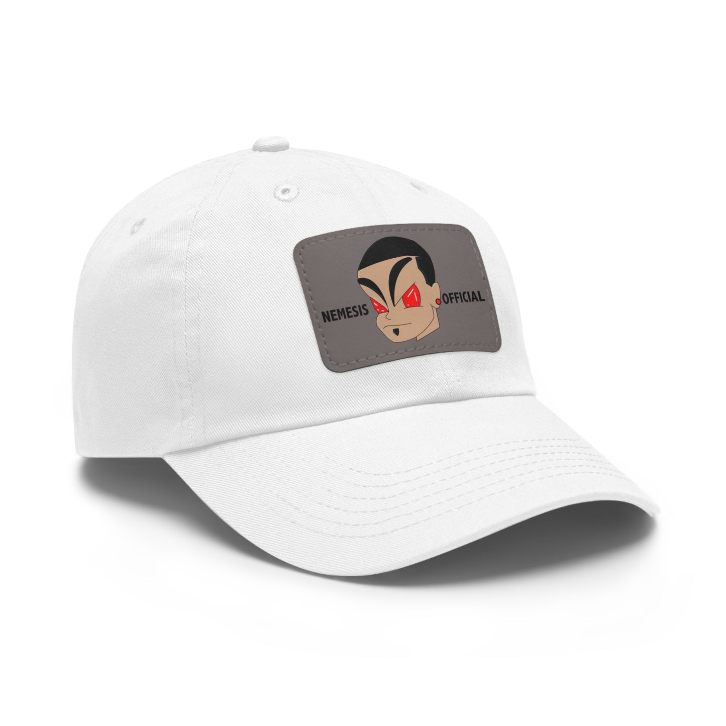 NEMESIS LOGO Dad Hat with Leather Patch (Rectangle)