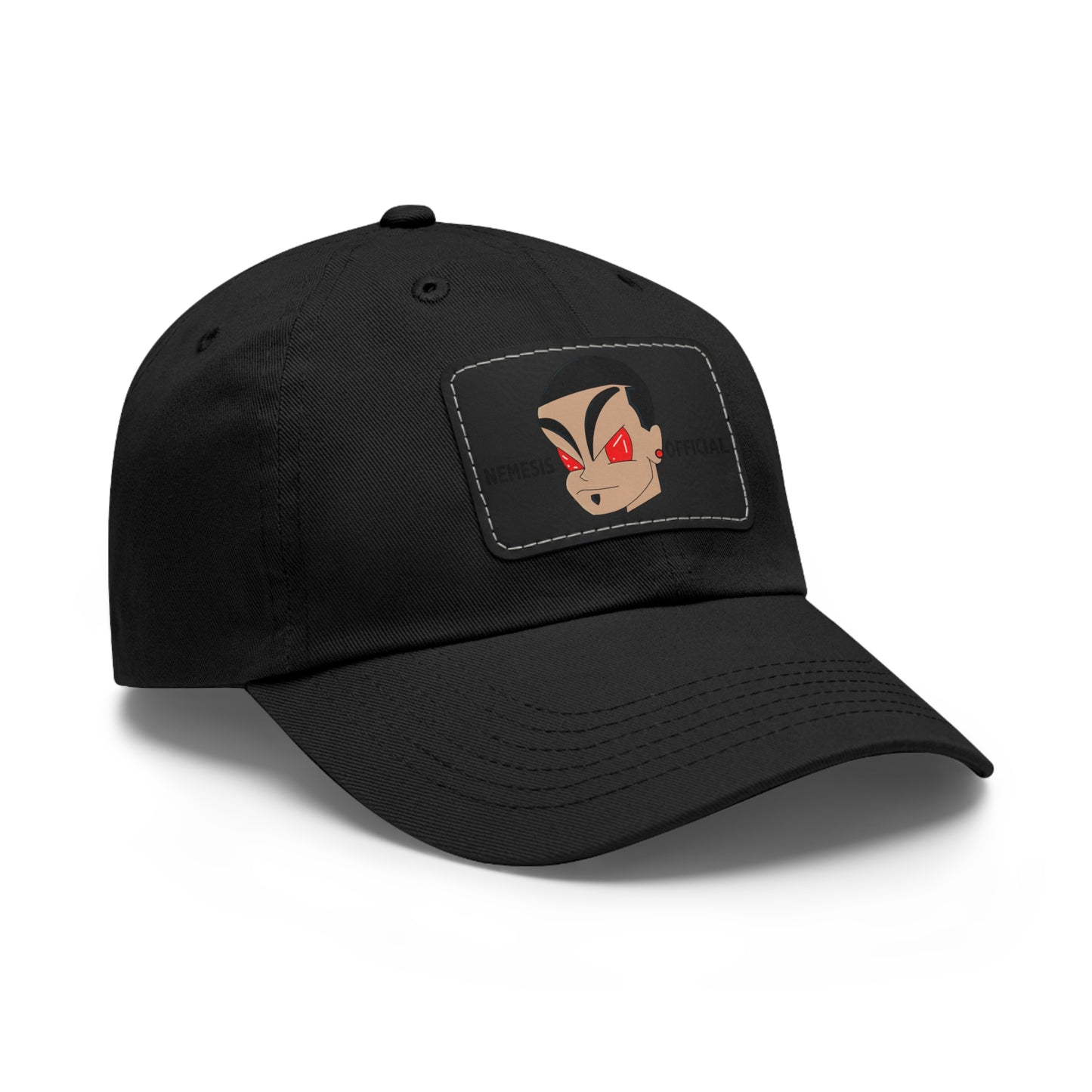 NEMESIS LOGO Dad Hat with Leather Patch (Rectangle)