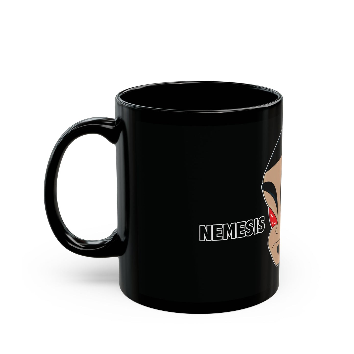 NEMESIS LOGO Black Mug (11oz, 15oz)