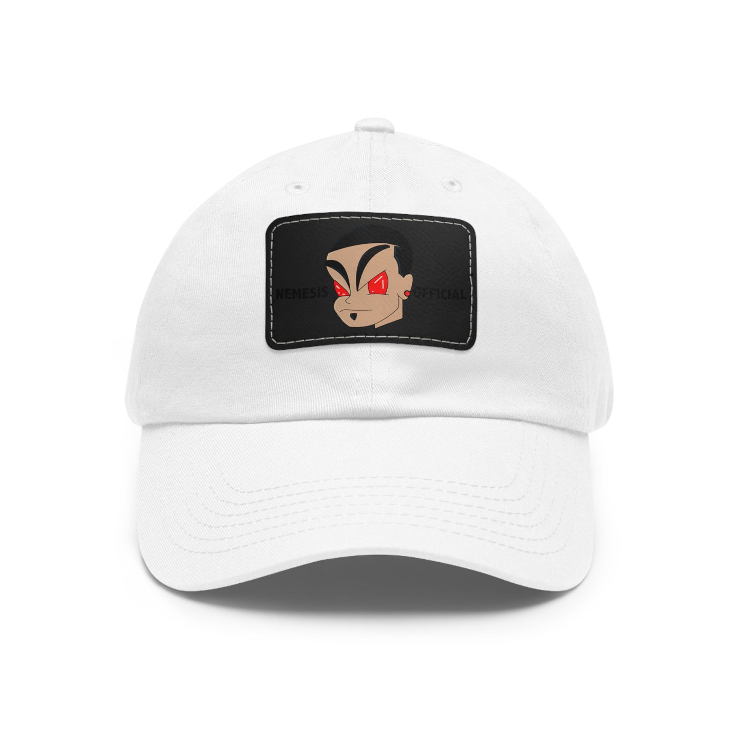 NEMESIS LOGO Dad Hat with Leather Patch (Rectangle)