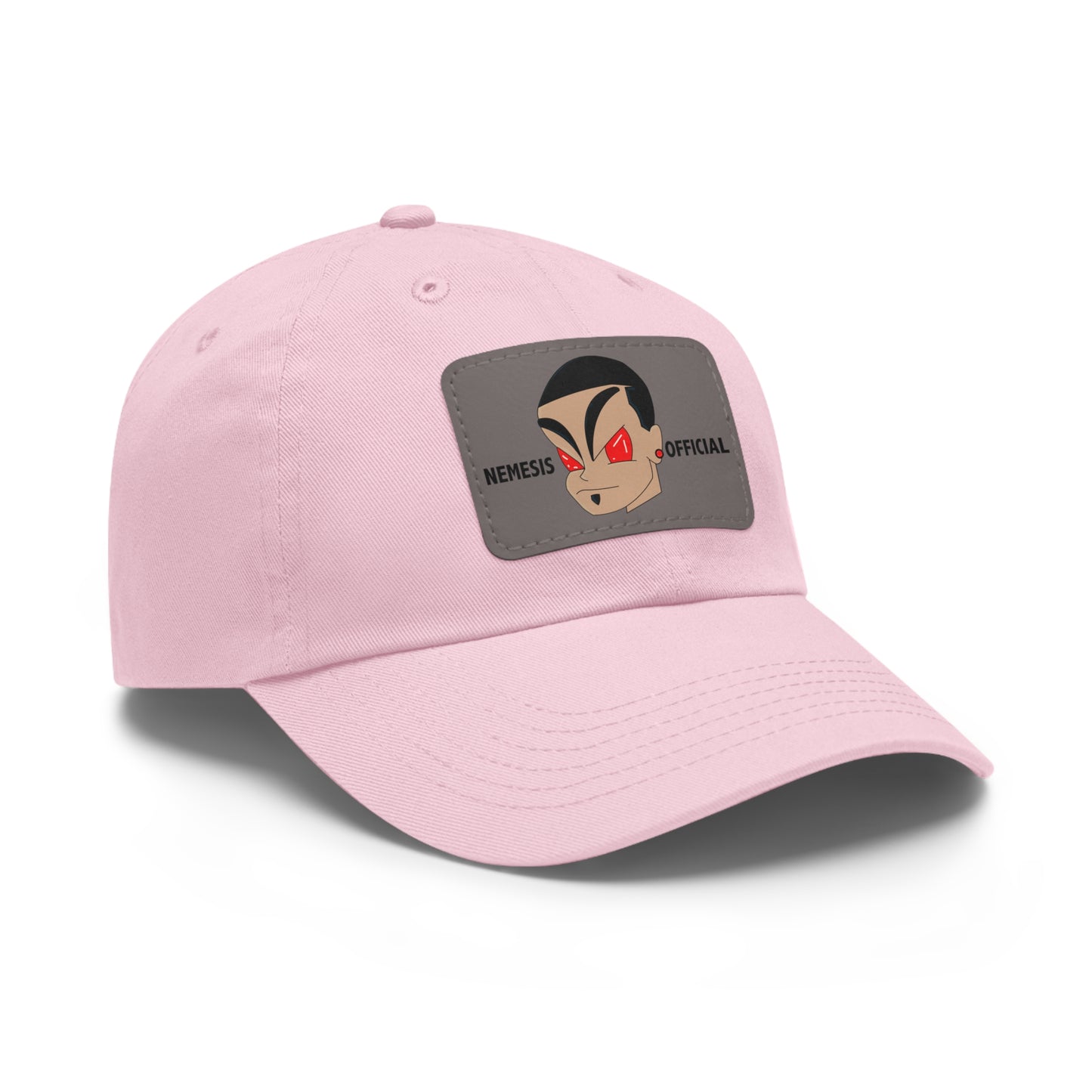 NEMESIS LOGO Dad Hat with Leather Patch (Rectangle)