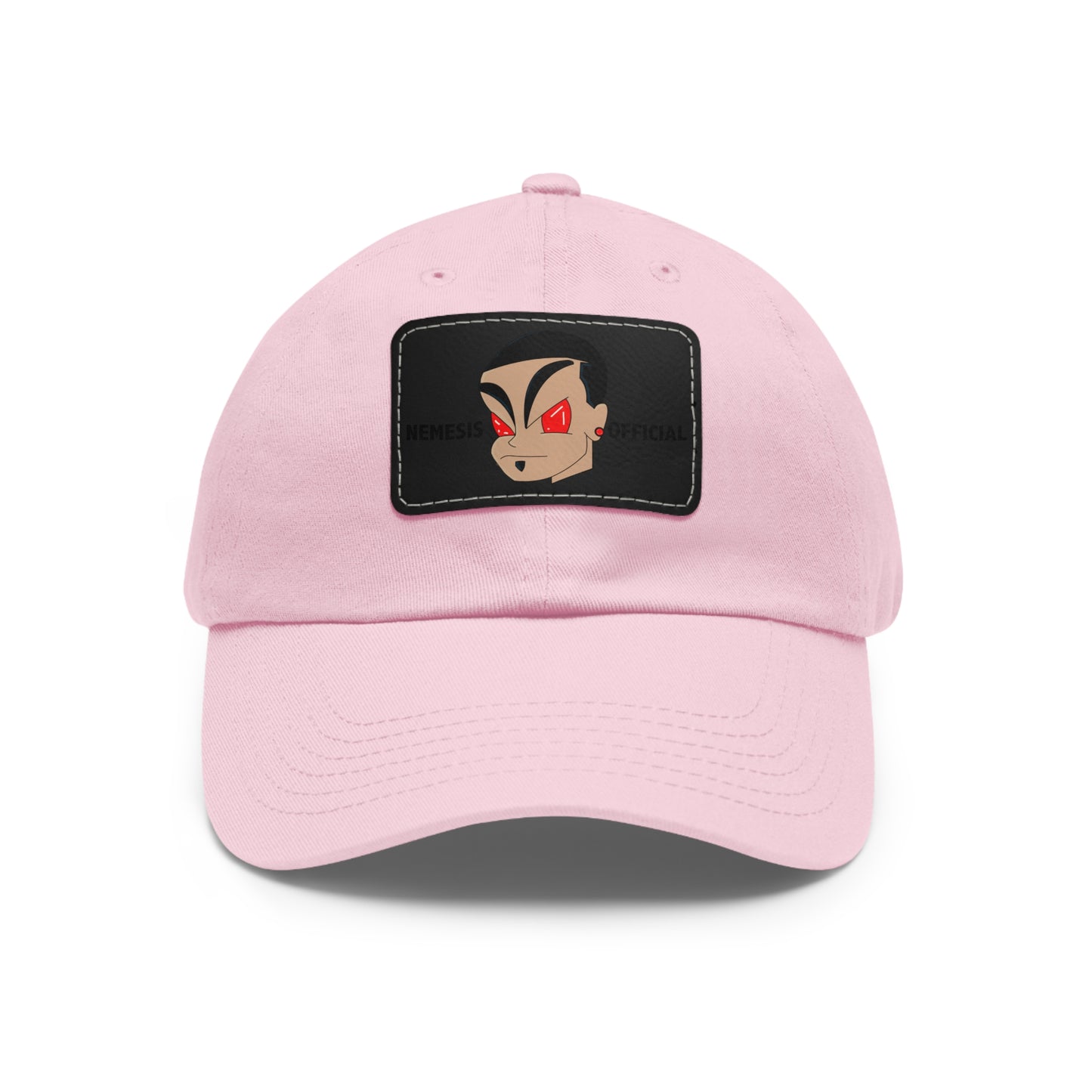 NEMESIS LOGO Dad Hat with Leather Patch (Rectangle)