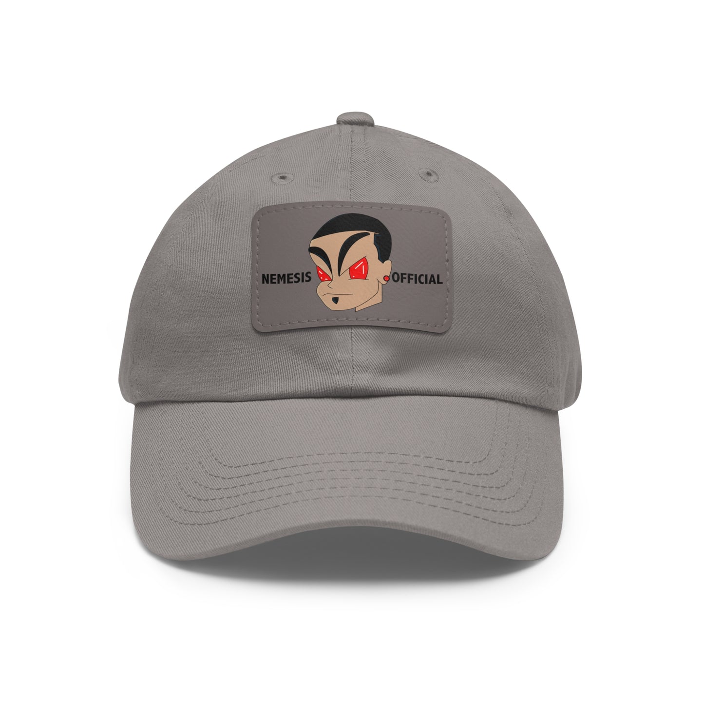 NEMESIS LOGO Dad Hat with Leather Patch (Rectangle)