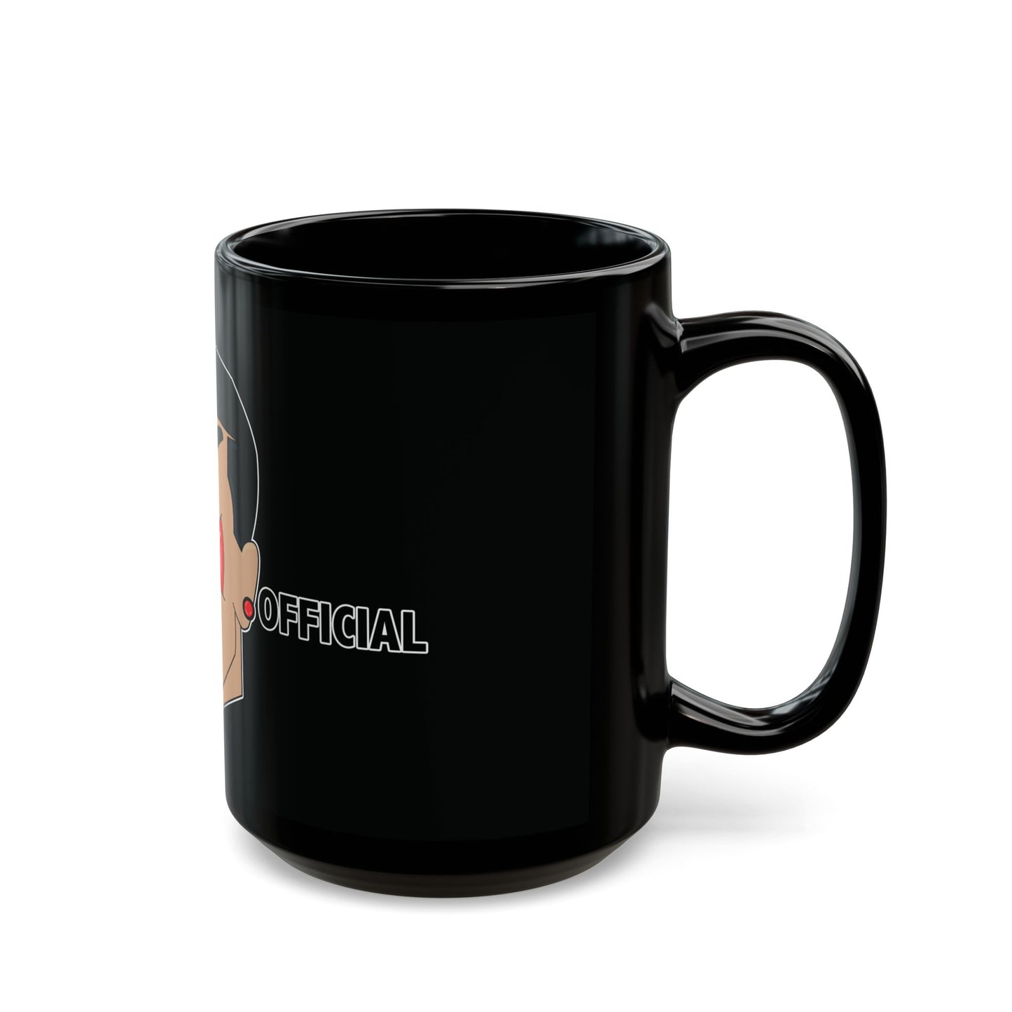 NEMESIS LOGO Black Mug (11oz, 15oz)